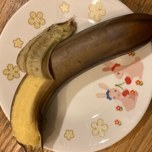 甘～い(≧▼≦)！焼きバナナ。シナモン風味